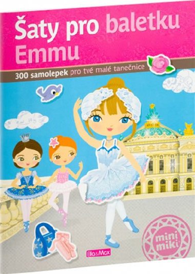 aty pro baletku Emmu - kniha samolepek - neuveden