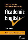 Check Vocabulary for Academic English Student Book - Porter David