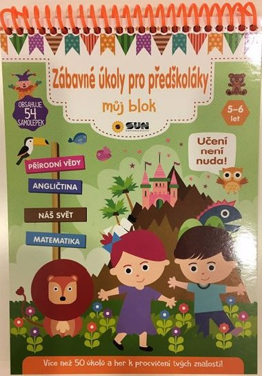 Zbavn koly pro pedkolky 5-6 let - Nakladatelstv SUN