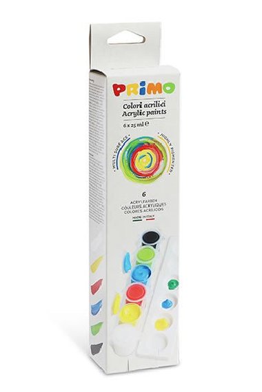 PRIMO prstov barvy 6 x 25 ml - neuveden