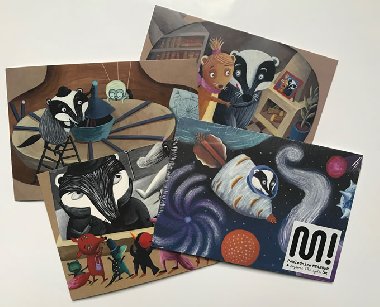 Sada pohlednic - Jezevec Chrujda (5 ks) - neuveden