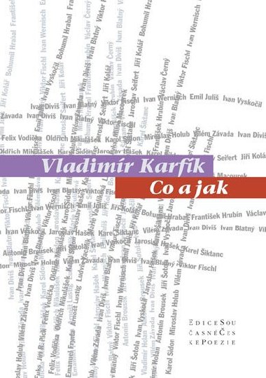 Co a jak - Vladimr Karfk