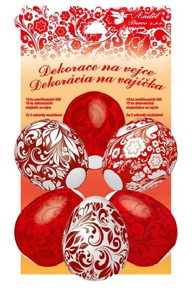 Smrovac dekorace na vejce erven 10 ks - neuveden