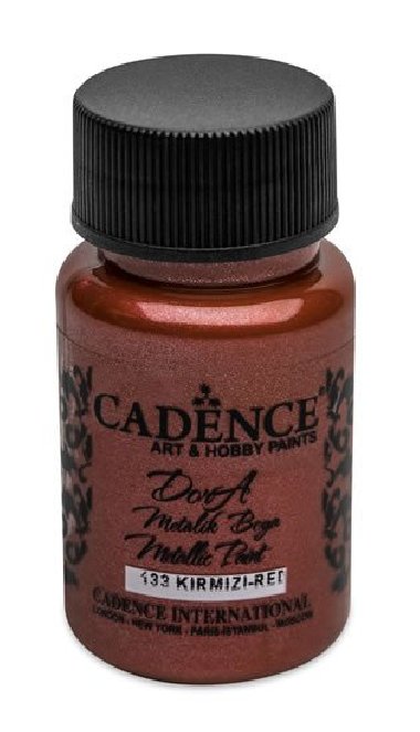 Cadence metalick akrylov barva- erven - neuveden