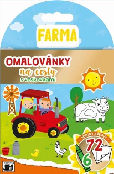 Omalovnky na cesty s voskovkami Farma - Jiri Models