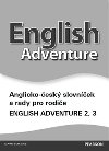 English Adventure 2 a 3 slovnek CZ - neuveden