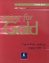 Gold Upper-intermediate Language Maximiser: With Key - Burgess Sally