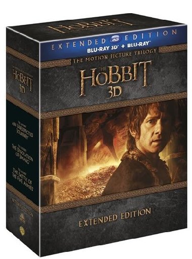 Hobit kolekce 1.-3. 15BD (3D+2D) - prodlouen verze - neuveden