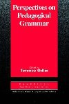Perspectives on Pedagogical Grammar - Odlin Terence