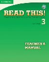 Read This! Level 3 Teachers Manual with Audio CD - Savage Alice