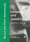 Skills for First Certificate: Listening and Speaking Teacher Book - Mann Malcolm