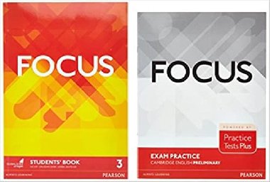 Focus 3 Students Book w/ Practice Test Plus Preliminary Pack - Jones Vaughan