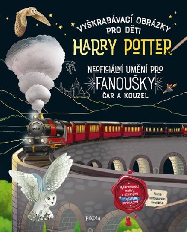Vyškrabávací obrázky pro děti: Harry Potter - Pikola