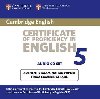 Cambridge Certificate of Proficiency in English 5 Audio CD Set (2 CDs): Paper 5 - kolektiv autor