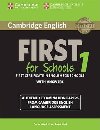 Cambridge English First 1 for Schools for Revised Exam from 2015 Students Book with Answers: 1 - kolektiv autor