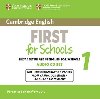 Cambridge English First for Schools 1 for Revised Exam from 2015 Audio CDs - kolektiv autor
