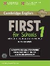 Cambridge English First 1 for Schools for Revised Exam from 2015 Students Book Pack (Students Book with Answers and Audio Cds (2)): 1 - kolektiv autor