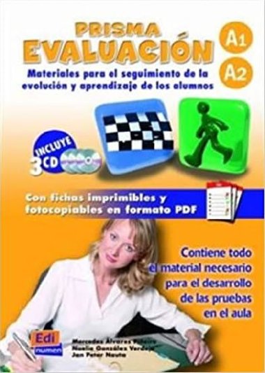 Prisma Evaluacin (A1/A2) Audio CDs (2) + 1 CD PDFs - neuveden