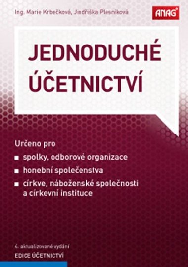 Jednoduch etnictv pro spolky, odborov organizace, honebn spoleenstva, crkve, nboensk spolenosti a crkevn instituce - Jindrika Plesnkov; Marie Krbekov