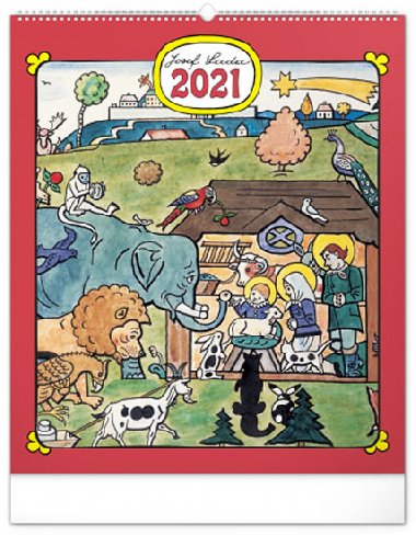 Kalend 2021 nstnn: Josef Lada - Zvtka, 48  56 cm - Josef Lada