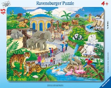 Puzzle Nvtva ZOO 45 dlk - neuveden