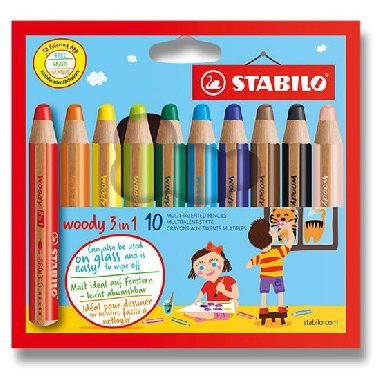 STABILO woody 3 in 1 10 ks pouzdro - neuveden