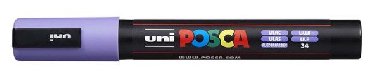 POSCA akrylov popisova - lila 2,5 mm - neuveden