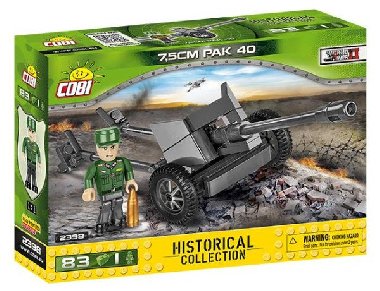 Stavebnice COBI - II WW Pak 40, 83 k, 1 f - neuveden