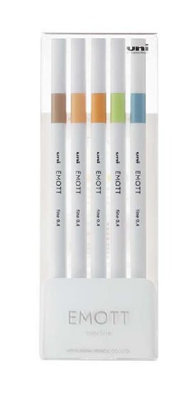 EMOTT fine liner sada NATURE 5 ks - neuveden
