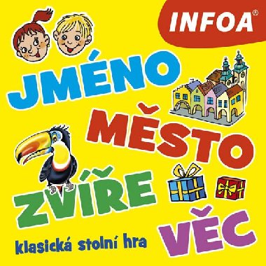 Jmno, msto, zve, vc - hra v krabice - Infoa