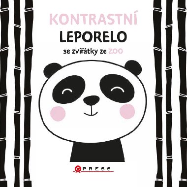 Kontrastní leporelo se zvířátky ze ZOO - CPress