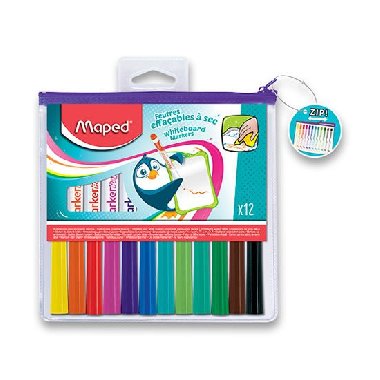 Maped Popisova WB Dry Erase Fun Colours 12 barev - neuveden