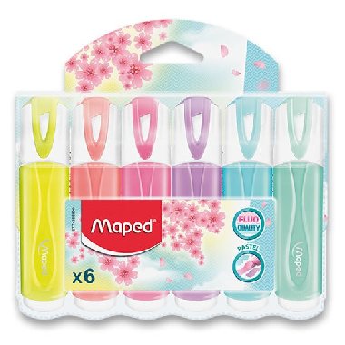Maped Zvrazova Fluo Peps Pastel 6 ks - neuveden