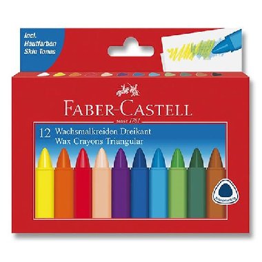 Faber - Castell Voskov pastelky Grip Wax 12 ks - neuveden