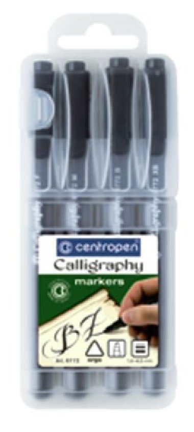 Centropen Kaligrafické popisovače 4 ks - Centropen