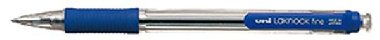 UNI Laknock Fine kuličkové pero 0,7 mm / modré - neuveden