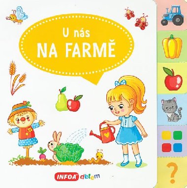 U nás na farmě - Velká knížka se záložkami - Jana Navrátilová