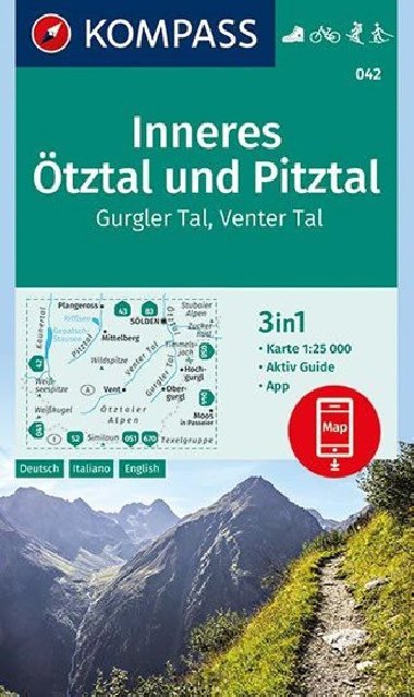 Inneres tztal, Gurgler Tal, Venter Tal, - neuveden