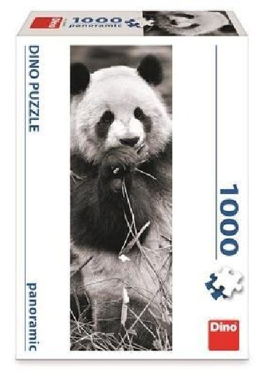 Puzzle 1000 Panda v trv Panoramic - 