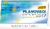 Kalend stoln 2019  - Plnovac se svtovmi dny, 25 x 12,5 cm - Presco