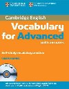 Cambridge Vocabulary for Advanced with Answers and Audio CD - Haines Simon