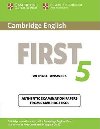 Cambridge English First 5 Students Book without Answers : Authentic Examination Papers from Cambridge ESOL - kolektiv autor