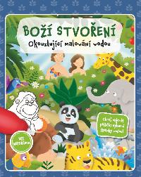 Boží stvoření - tématické omalovánky a plnící vodní štětec - Didasko