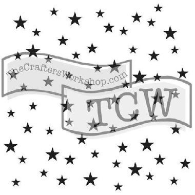 TCW ablona 15,2 x 15,2 cm - Random Stars - neuveden