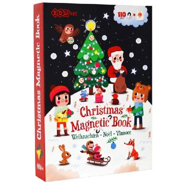 Magnetická kniha Vánoce / Christmas Magnetic Book - Edukid
