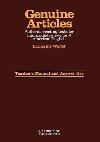 Genuine Articles: Teachers Manual and Answer Key - Walter Catherine