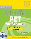 Objective PET For Schools: Practice Test Booklet with Answers with Audio CD - Hashemi Louise