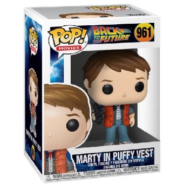 Funko POP Movies: BTTF S4 - Marty in Puffy Vest - neuveden