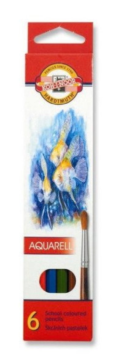 Koh-i-noor akvarelov pastelky/ryby 6ks - neuveden