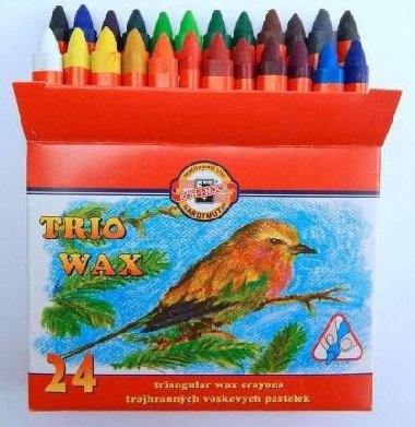 Koh-i-noor voskovky TRIO WAX 8274, 10mm/24ks - neuveden
